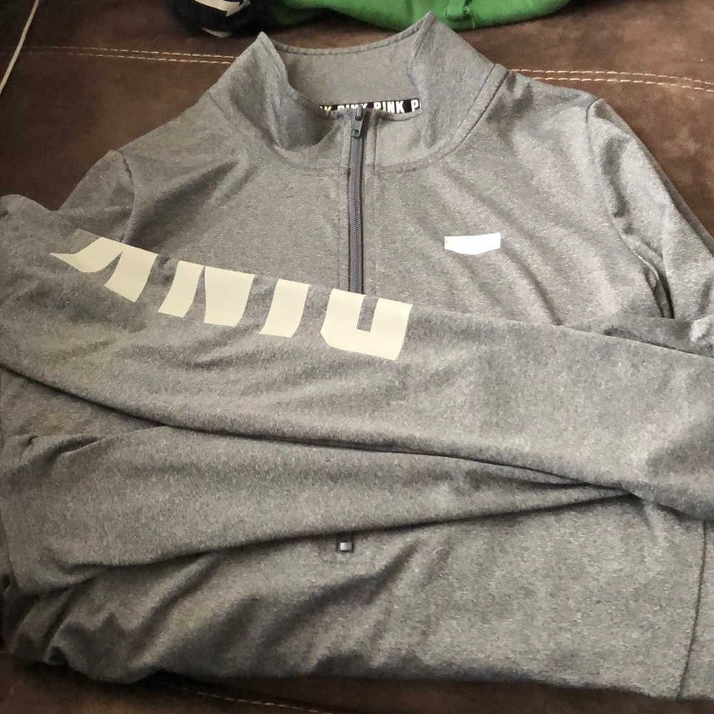 PINK quarter zip shirt